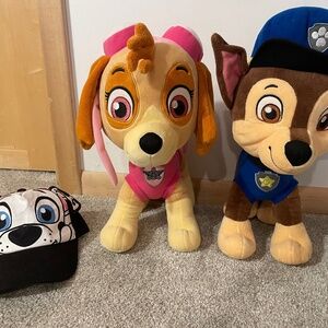 14” Paw Patrol Plushie Bundle: Chase & Sky